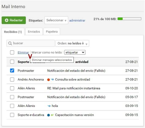 webmail interno.